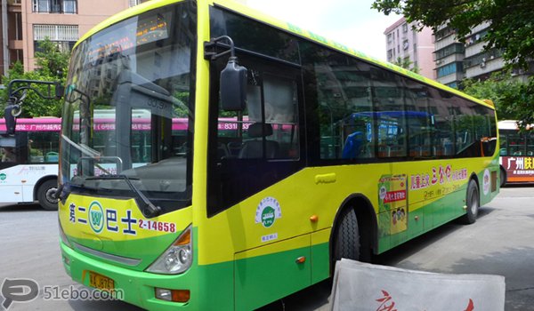 廣州番禺區公交車身廣告投放案例